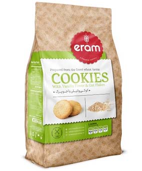 کوکی وانیلی با جو پرک ارم 150گرمی