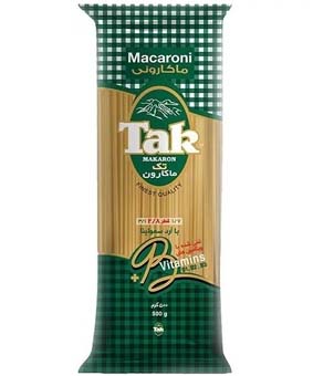 اسپاگتی تک ماکارون غنی شده 2/8- 500گرمی