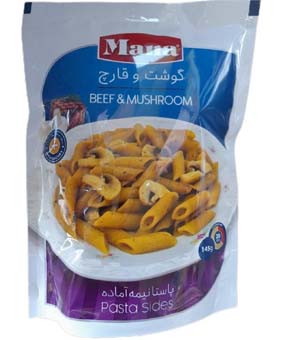 پاستا نیمه آماده گوشت و قارچ مانا 145گرمی