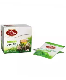 دمنوش چای سبز سحرخیز 12عددی