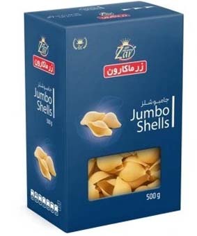 فرم زر ماکارون جامبو شلز 500گرمی
