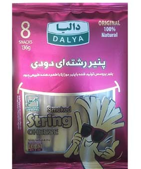 پنیر رشته ای موزارلا دودی دالیا 136گرمی