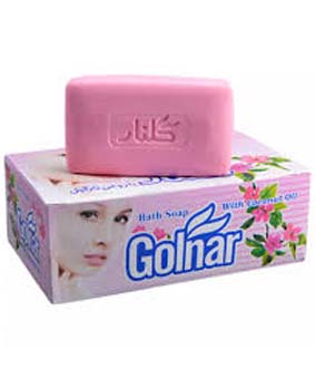 صابون حمام گلنار صورتی 6عددی