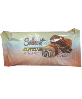 کیک دو رنگ سلامت 100گرمی