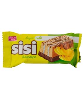 کیک سی سی موزی 40گرمی