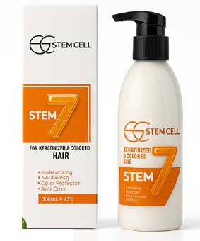 کرم مو استم سل رنگ شده 300م