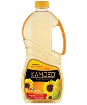 روغن کامجد آفتابگردان و ذرت 1350سی سی
