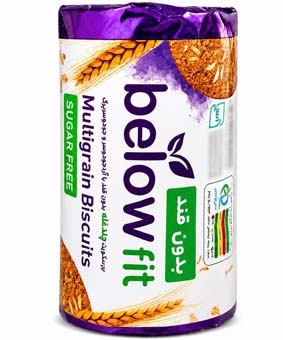 بیسکویت چندغله بی لو بدون قند 200گرمی