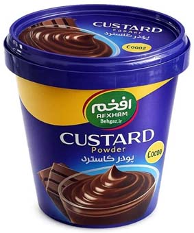 پودر کاسترد کاکائویی افخم 200گرمی