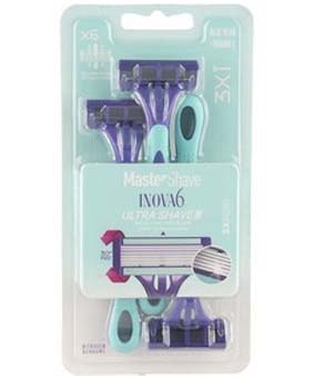 خودتراش مسترشیو اولترا 6 لبه زنانه 3عددی