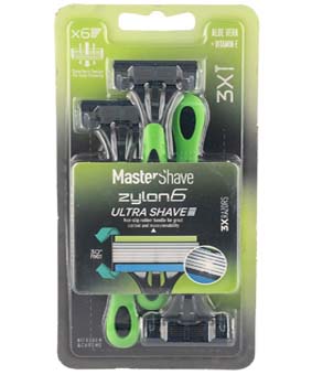 خودتراش مسترشیو اولترا 6 لبه مردانه 3عددی