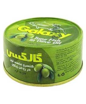 تن ماهی گلکسی روغن زیتون 180گرمی